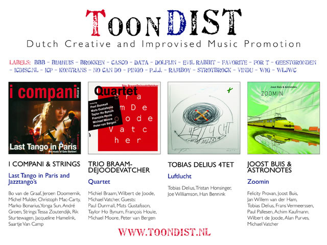 Toon DIST - Dutch Creative and Improvised Music Promotion