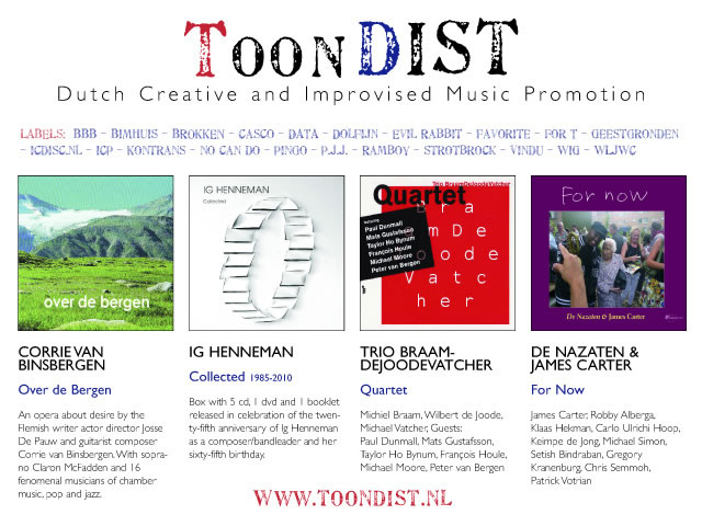 Toon DIST - Dutch Creative and Improvised Music Promotion